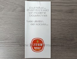 leeuw bier folder 1965 a